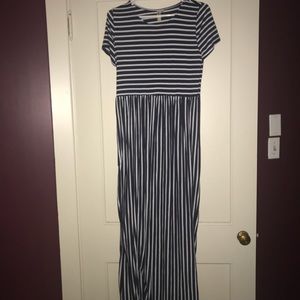 Striped Maxi Dress